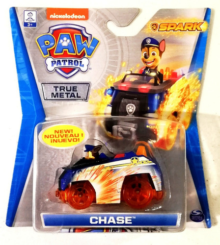 Carro Vehiculo Paw Patrol Chase Spark True Metal Spin Master