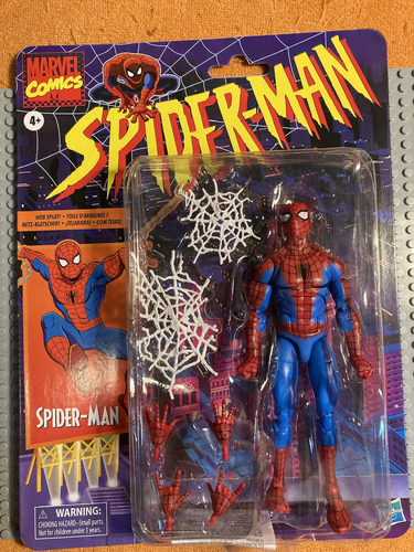 Marvel Comics Spider Man Con Telarañas Hasbro (Usado)
