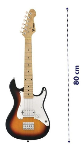 Imagem 4 de 5 de Guitarra Infantil Phx Stratocaster Basswood Jr Ist-h 3ts