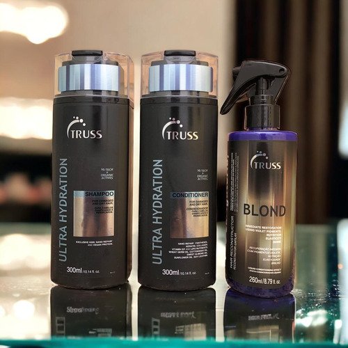 Ultra Hydration Shampoo E Condicio 300ml + Blond 260ml Truss