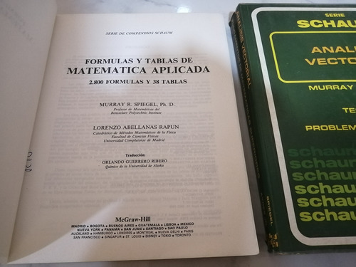 Fundamentos De Matemáticas Superiores. +2 Afines Schaum (Usado)