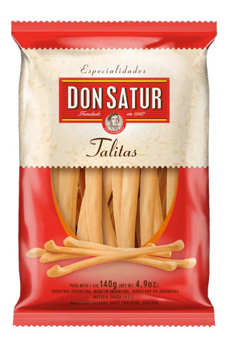 Talitas Don Satur Galletitas Saladas Bastones Salados