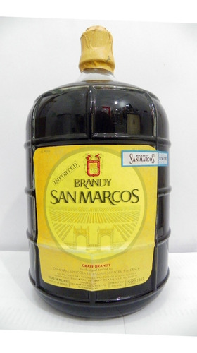 Botella De Colección San Marcos 10 Años Gran Reserv Año 1968
