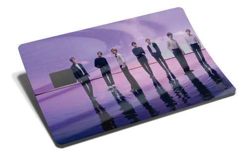 Bts K-pop Sticker P/tarjeta Banco Acabado Holográfico