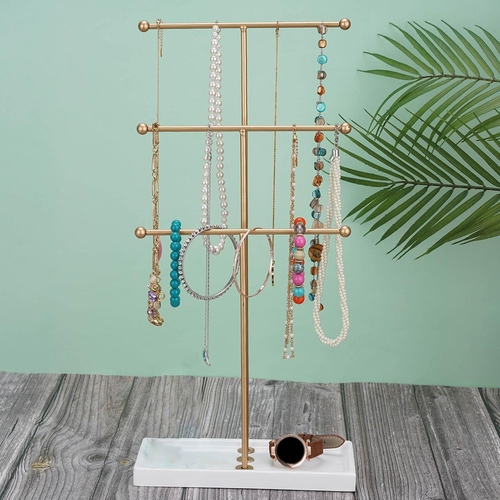 Soporte De Exhibición De Joyería De Pulsera De Collar De 3