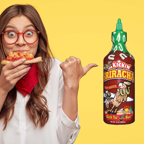 Ass Kickin Sriracha Salsa Picante Botella De 18 Onzas