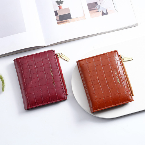 Cartera Corta Delgada Y Moderna Para Mujer
