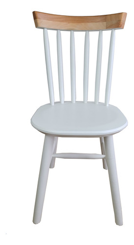 Kit 4 Cadeiras Para Sala De Jantar Madeira Maciça Resistente Estrutura Da Cadeira Branco Assento Branco Desenho Do Tecido Natural