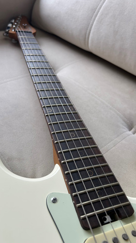 Nova! Schecter Olympic White 7,5kpix Fender Charvel Ibanez Destro Branco Wood (Usado)