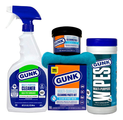 Kit De Químicos Gunk Desengrasante Biodegradable + Obsequio