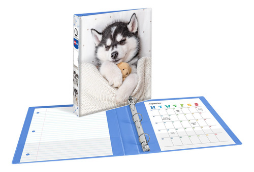 Carpeta De 3 Anillos 25 Mm Cachorro Husky Avery Friends 2684