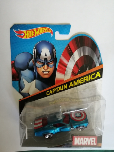 Hot Wheels Marvel Capitán America