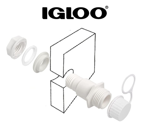Tapón De Desagüe Roscado Reemplazo Igloo