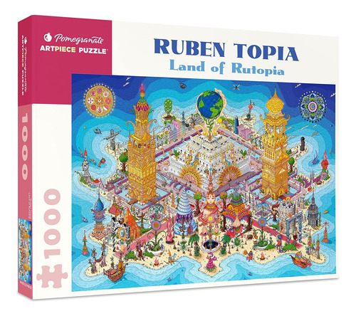 Rompecabezas Granada Ruben Topia: Land Of Rutopía De 1000 Pi