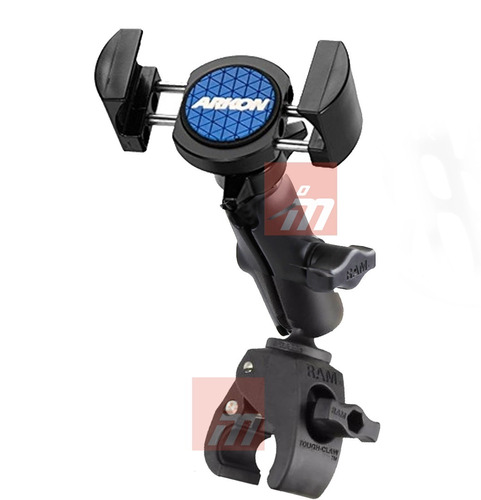 Soporte Ram Mount Moto Clamp Roadvise Arkon iPhone X 8 Plus