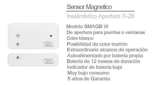 Kit Alarma Casa X-28 Avanzado 4 Zonas Inalámbrica Llamador