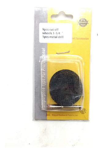 Kit Disco De Corte Metal Para Minitorno X10 Piezas