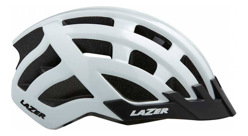 Capacete Bike Lazer Compact Branco Mtb Ciclismo