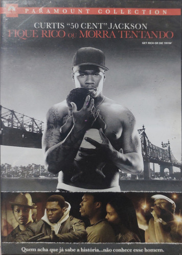 Dvd Fique Rico Ou Morra Tentando 50 Cent Otimo Estado (Usado)
