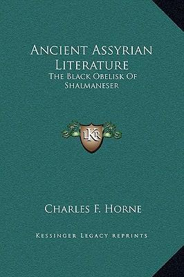 Libro Ancient Assyrian Literature : The Black Obelisk Of ...