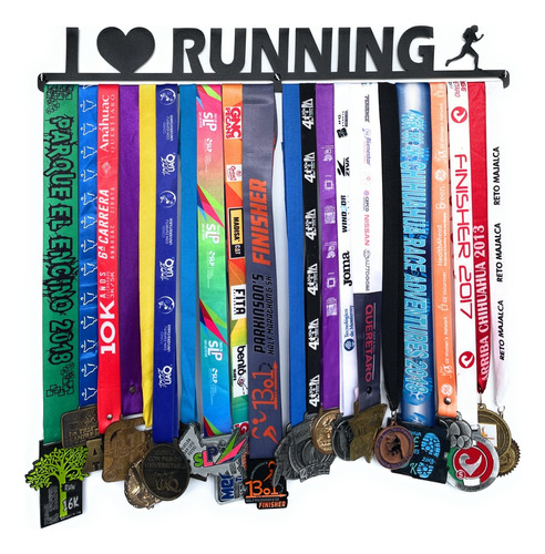 Medallero | Porta Medallas | I Love Running Mujer | Regalo