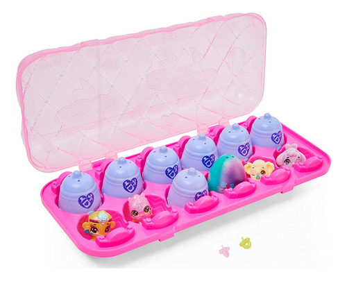 Huevos Hatchimals Collegtibles Shimmer Babies, Paquete De 12