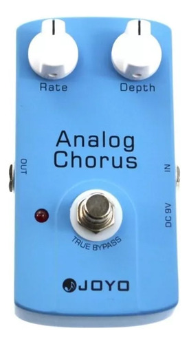 Vintage Pedal De Efeito Analog Chorus Jf-37 Azul-celeste