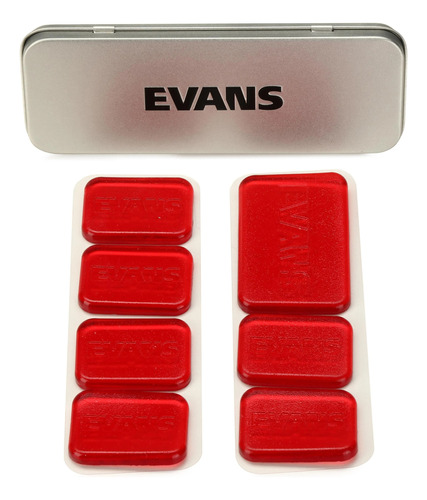 Pack De Gel Quitarmónicos Evans Eq-pods Sordinas P/ Batería