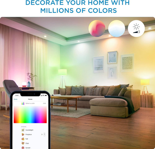 Tira Led Smart Rgb Wiz 4m No Requiere Hub C/ Alexa Y Google