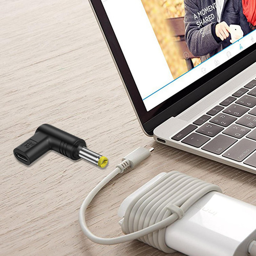 Adaptador Usb C A Cc 12v Tipo C Usb Hembra A Dc Macho Conect