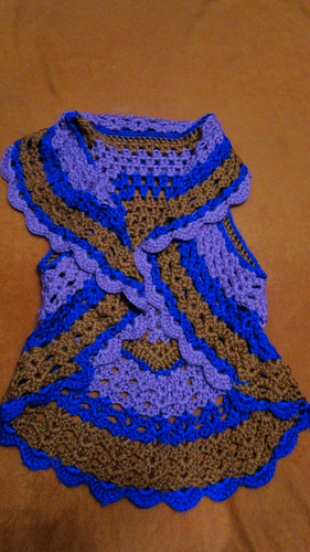 Chaleco Artesanal Tejido Al Crochet