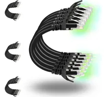 Comprar Cables De Conexión Cat6 1ft 24 Uds Cable Ethernet 10g Cable 