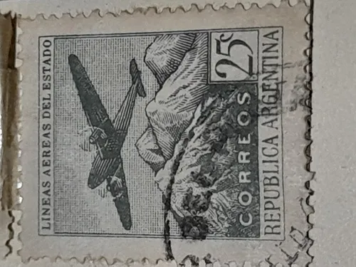 comprar Estampilla        Líneas Aéreas Del Estado       0744  A3