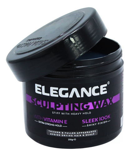 Cera Para Esculpir Cabello De Ultra Fijación Elegance 250g