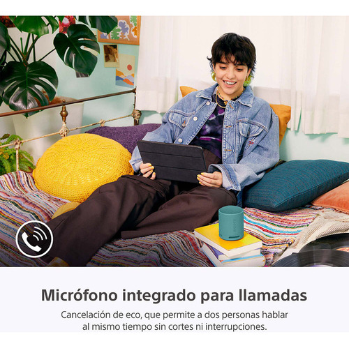 Parlante Inalámbrico Portátil Srs-xb100 Azul Sony Azul