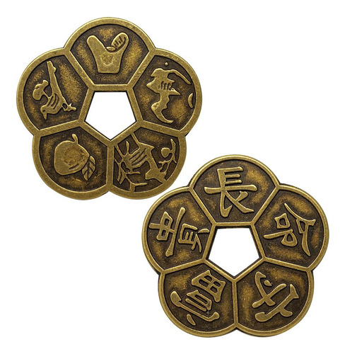 6x Simulation Ancient Chinese Old Copper China