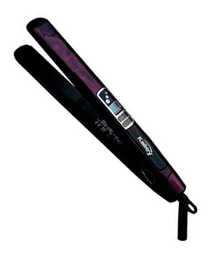 Plancha de cabello Kalley K-PABI6 negra 110V - 120V