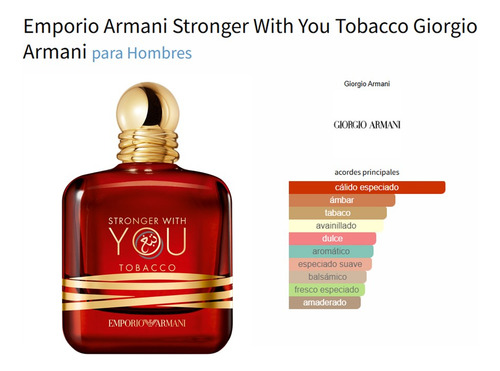 Armani Stronger With You Tobacco Edp 100ml