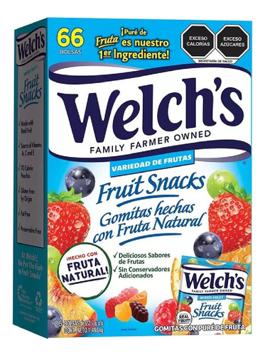 Dulces Gomitas De Frutas Reales Snack Saludable Botana 132pz