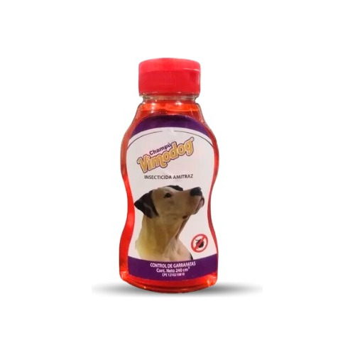 Champú Para Mascotas Insecticida Amitraz Vimodog 240ml