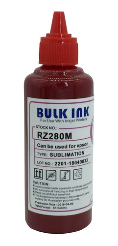 Tinta Sublimacion Para Epson L380 L220 L210 Premium Policart