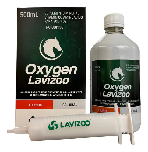 Oxygen Lavizoo Suplemento Resistência Força P/ Equino 500ml