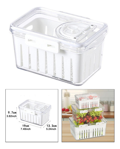 Contenedor De Almacenamiento De Frutas Y Verduras Con S