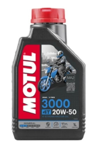 Aceite Motor 20w50 Mineral 3000 4t Motul 1lt