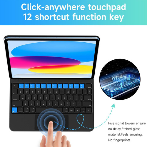 Magic Keyboard Blanco Para iPad 11ª A16 2025/10.9 10ª