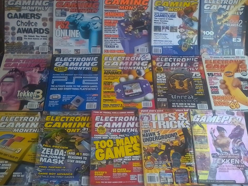 Lote 34 Revistas Ingles Egm/ Nin Power / Tips&tricks/2poster