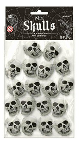 Amscan Haunted Mansion Halloween Party Mini Skull Decoration
