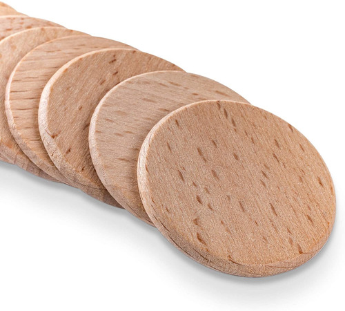 Círculos Redondos Sin Terminar De 1.5 Pulgadas De Madera Rec