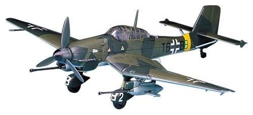 Modelinos De Aviones Academy Ju87g-1 Kit Modelo Stuka  Tank 