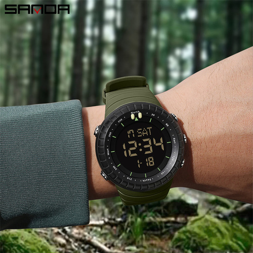 Reloj Electrónico Sanda 6184 Para Deportes De Ocio Para Homb